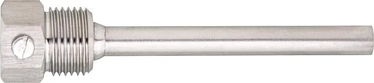 Kracherpreis Tauchhülse Edelstahl G 1/2" (1.4571) pmax = 40 bar, Tmax 350 C Länge 100 mm