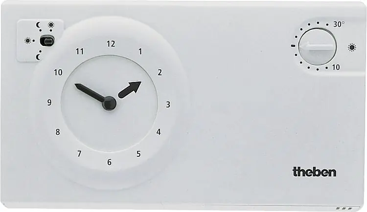 Theben-Uhrenthermostat RAM 725 weiß Steckreiter 24 Std.-Programm/7.Tage-Prog. Nur Für Kurze Zeit