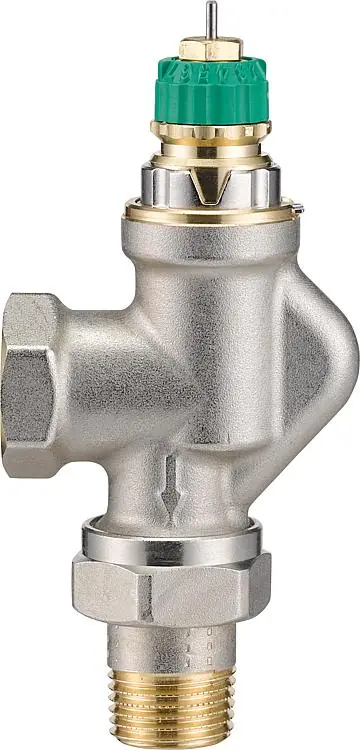Markenprodukt Thermostat-Ventilunterteil Danfoss Dynamic Valve RA-DV, DN15(1/2"),UK Axial