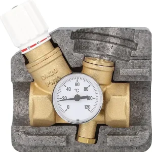 Nur Für Kurze Zeit Thermostatisches Zirkulations-Regulierventil RTV A, DN15 (1/2"), mit Dämmschale