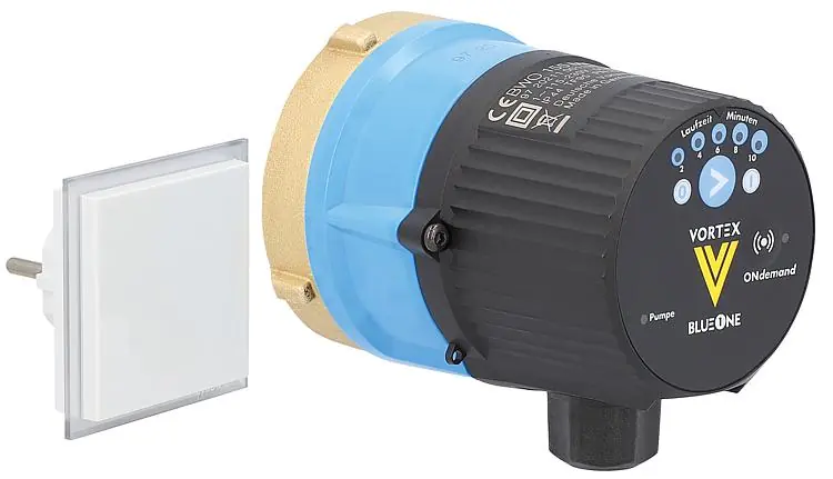 Geprüft Trinkwasser-Zirkulationspumpe Servicemotor Vortex BWO 155 MA Funktschalter
