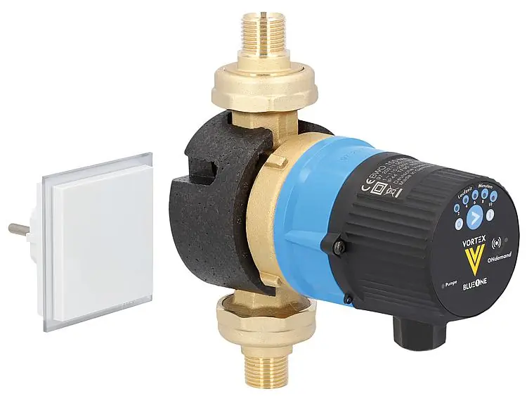 Neuheit Trinkwasser-Zirkulationspumpe Vortex BWO 155 V MA Funkschalter