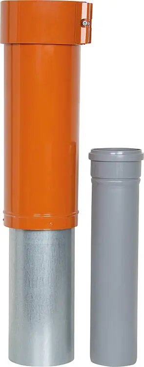 Überdachverlängerung, DN 110/150 rot, 500mm Letzte Chance