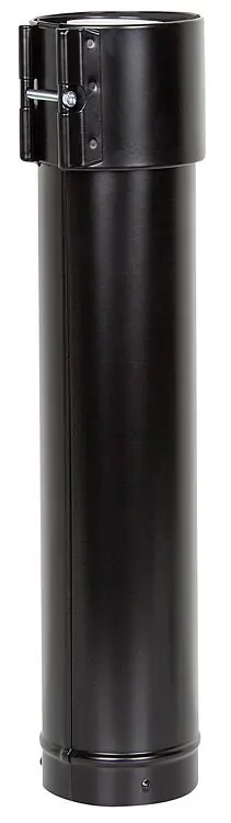 Top-Angebot Überdachverlängerung, DN 60/125 schwarz, 1000mm