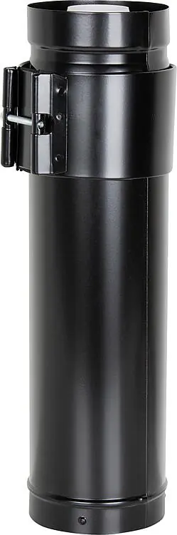 Überdachverlängerung, DN 60/125 schwarz, 500mm, Bestpreis