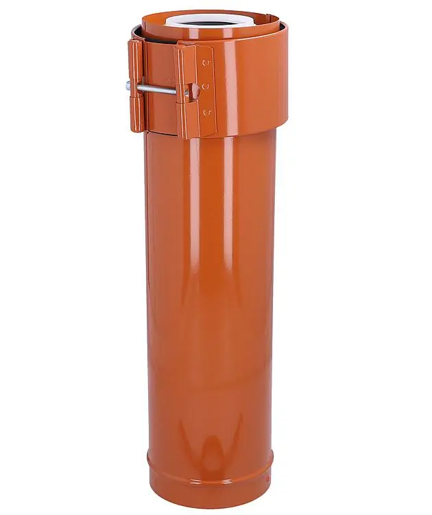 Überdachverlängerung, DN 80/125 rot, 500mm Direktkauf