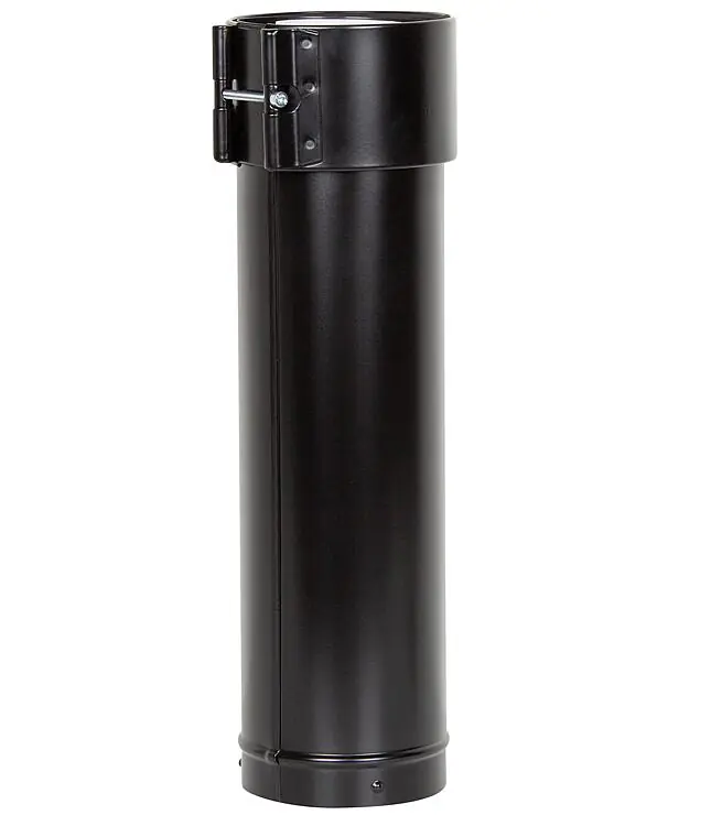 Überdachverlängerung, DN 80/125 schwarz, 500mm, Finale Aktion