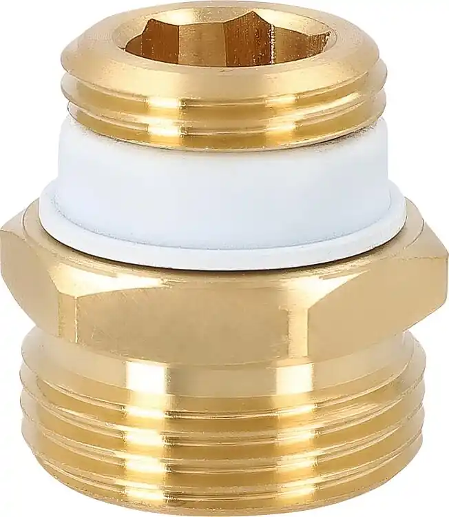 Schnäppchen Übergangsnippel Eurokonus DN20 (3/4") x DN 15 (1/2") AG, messing