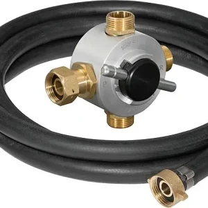 Rabatt Umsteuerventil Flussrichtung, mit EPDM Schlauch DN15(1/2"), für Solar Push