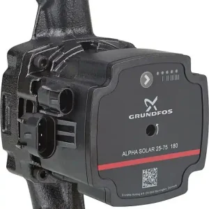 Umwälzpumpe Grundfos Alpha Solar 15-75,DN15(1/2"), PN10, 230V, Baulänge 130mm Expressversand