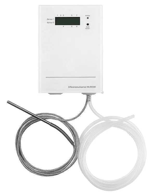 Unterdruckwächter-System Oranier Unterputz Funk-Differenzdrucksensor BL220DDU mit Temperatursensor BL220 Neu