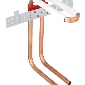Letzte Chance Wandanbindung mit Rohrbogeneinheit aus Kupfer-Rohr 15x1,0mm,Höhe 280mm in U-Form