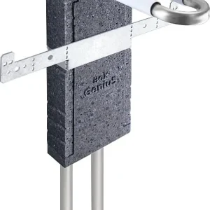 Wandbox aus EPP mit Rohrbogeneinheit aus C-Stahl-Rohr 15x1,2mm in L-Form inkl. I Sonderaktion
