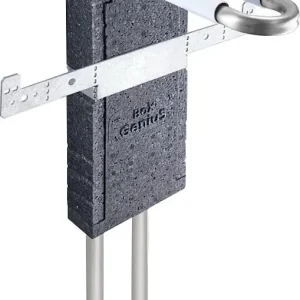 Wandbox aus EPP mit Rohrbogeneinheit aus Edelstahl-Rohr 15x1,0 in L-Form inkl. I Schnäppchen