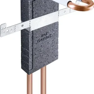 Bestpreis Wandbox aus EPP mit Rohrbogeneinheit aus Kupfer-Rohr 15x1,0mm, in L-Form inkl. I