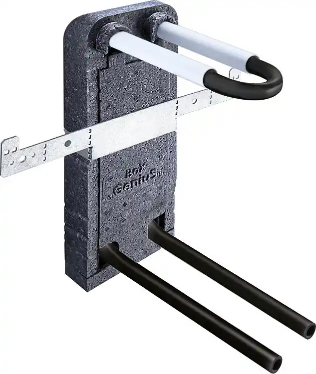 Wandbox mit Rohrbogenheit Mepla, 16x2,25 Höhe 200mm inkl.Isolierbox Sichere Zahlung