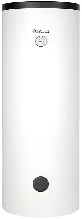 Echt Warmwasserspeicher Kospel SW-200 emailliert, mit einem Wärmetauscher