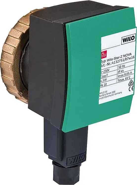 Saisonangebot Wilo Star NOVA Z 15 Servicemotor hocheffiziente Zirkulationspumpe / Trinkwasserpumpe