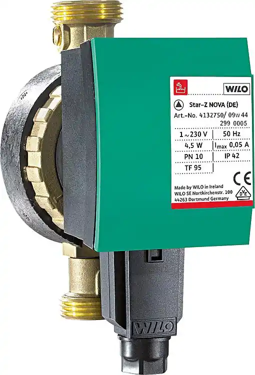 Wilo Star-Z Nova Zirkulationspumpe Trinkwasserpumpe 84mm 4132750 Nassläuferpumpe Echt