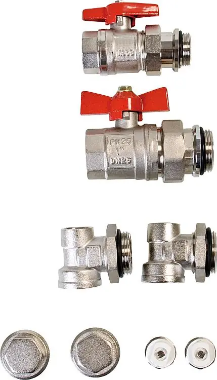 WS-Anschlussgarnitur Typ 3/4" vertikal Billig
