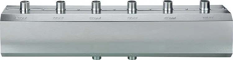 Aktuell WS-Kesselverteiler Typ HVI-2 2 Heizgruppen 1 inkl. Isolierung Thermisch getrenn