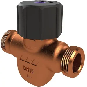 Zirkulations-Regulierventil ETA-Therm, 62°C bis 64°C, DN15 (1/2"), AG flachdichtend Neu