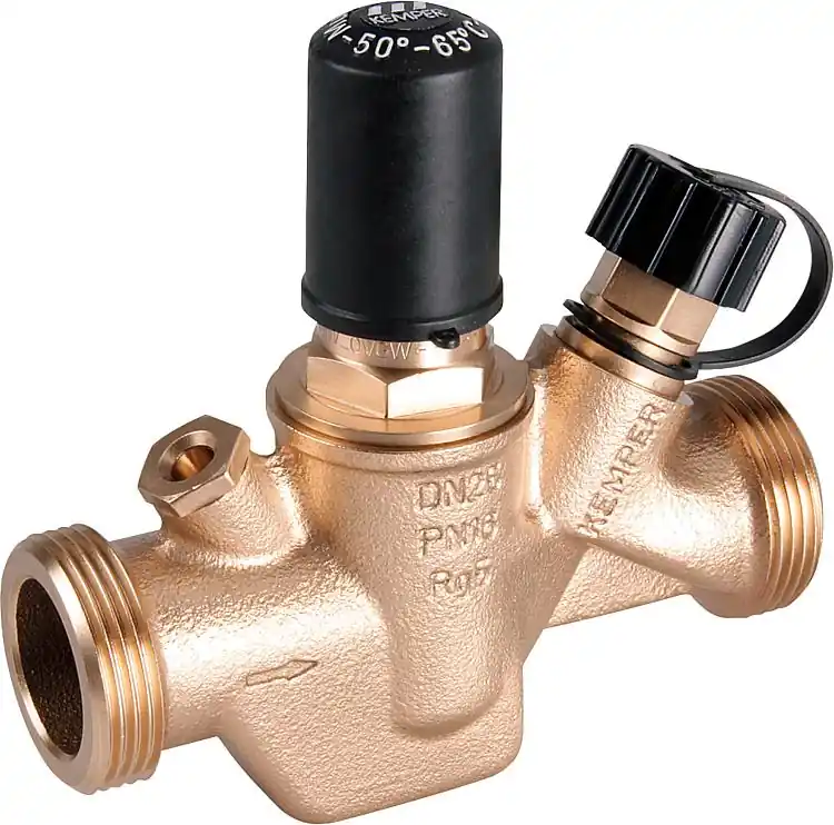 Saisonangebot Zirkulations-Regulierventil Multitherm , 50 bis 65 °C, DN 15 (1/2"), AG