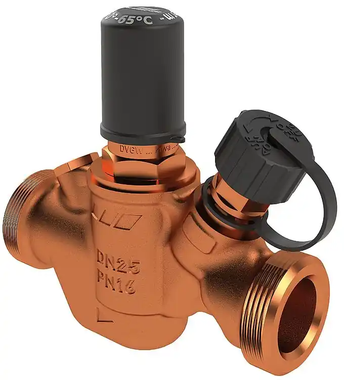 Heißes Angebot Zirkulations-Regulierventil Multitherm, 50°C bis 65°C, DN20 (3/4)", AG flachdichtend