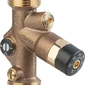 Zirkulationsregulierventil thermostatisch DN15 (1/2") flachdicht, AG 3/4", DVGWg Online Kaufen
