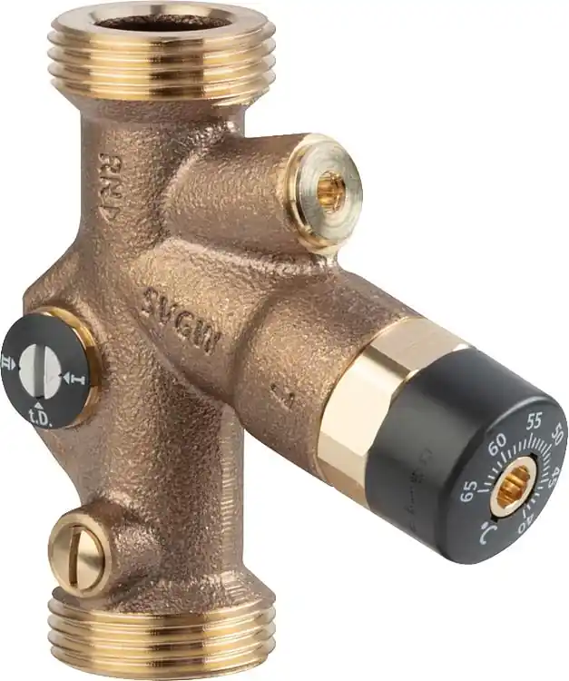 Zirkulationsregulierventil thermostatisch DN15 (1/2") flachdicht, AG 3/4", DVGWg Online Kaufen