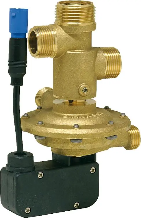 Echt 3-Wege-Ventil mit Wassermengenregler 18kW GU/GG-(-1) EK GU/GG-2EK-s, Wolf 279920