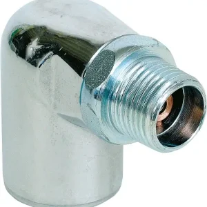 Allgas - Steckdose - Eckform aus Messing mit integriertem Brandschutzventil (TAE) Top-Angebot
