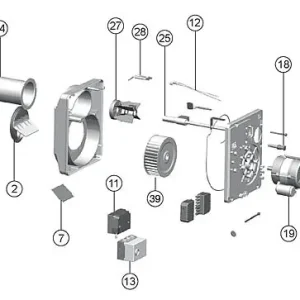 Brennermotor passend zu Intercal SLV 100/110 B und BNR 100/110 Sale
