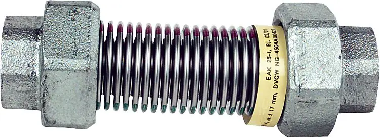 Edelstahl-Axial-Kompensator HTB/DVGW R 1" Innengewinde,PN max.5 bar TYP ANIE/25-5-34 Super-Preis