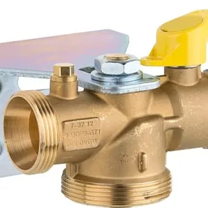 Gasabsperr-Kugelhahn für Einrohrzähler Durchgangsform Top-Preis